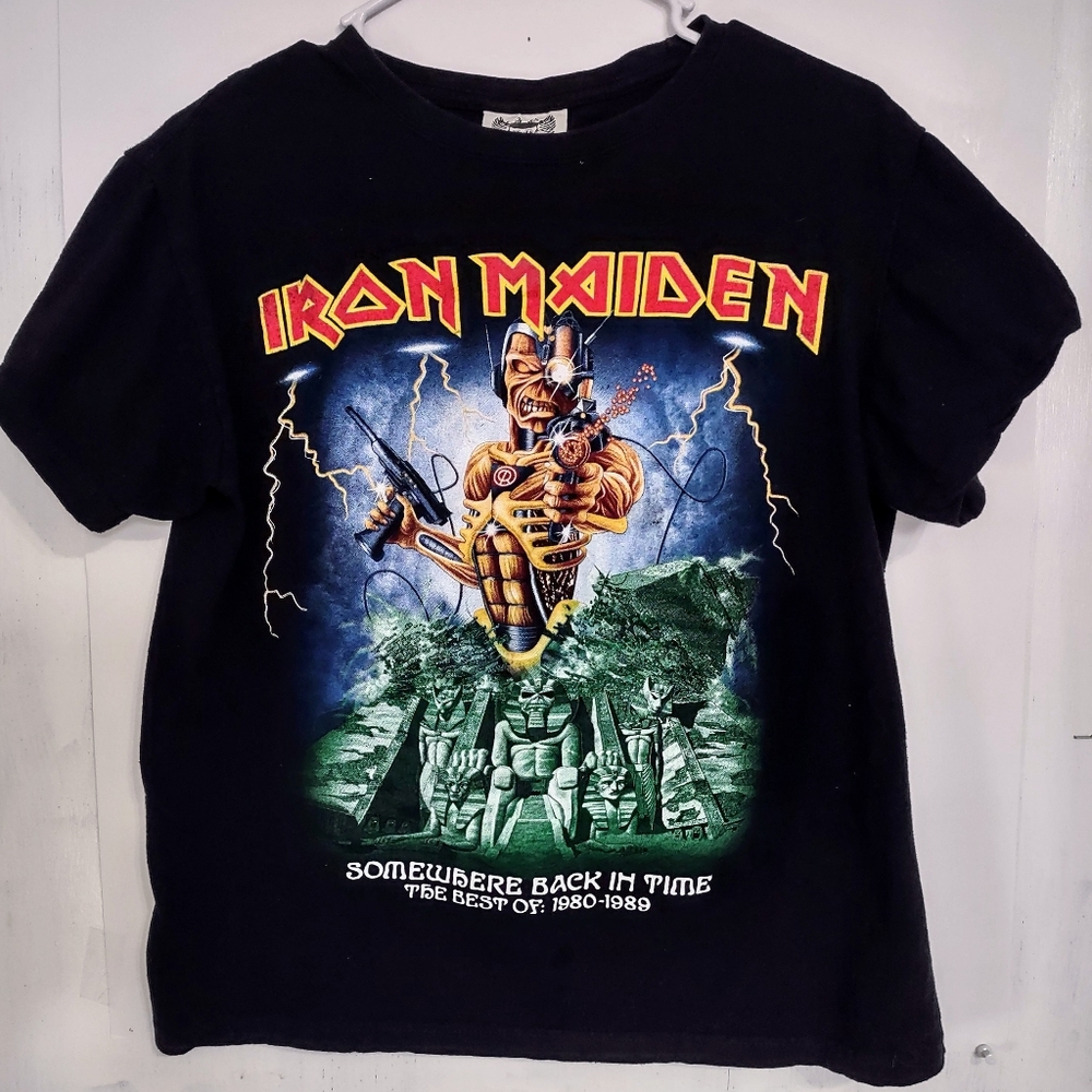 RARE! VINTAGE IRON MAIDEN CONCERT T SHIRT